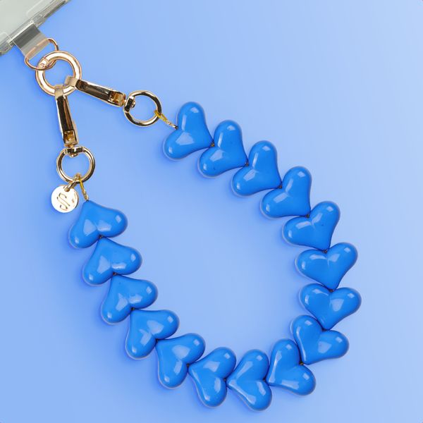 Selencia Lova Hartjes Polskoord - Cobalt Blue