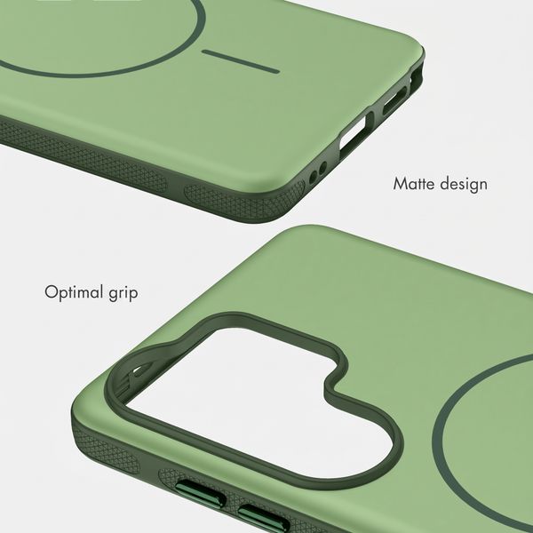 imoshion Colour Back Cover with Thin MagSafe Ring Samsung Galaxy S26 Ultra - Dark Green