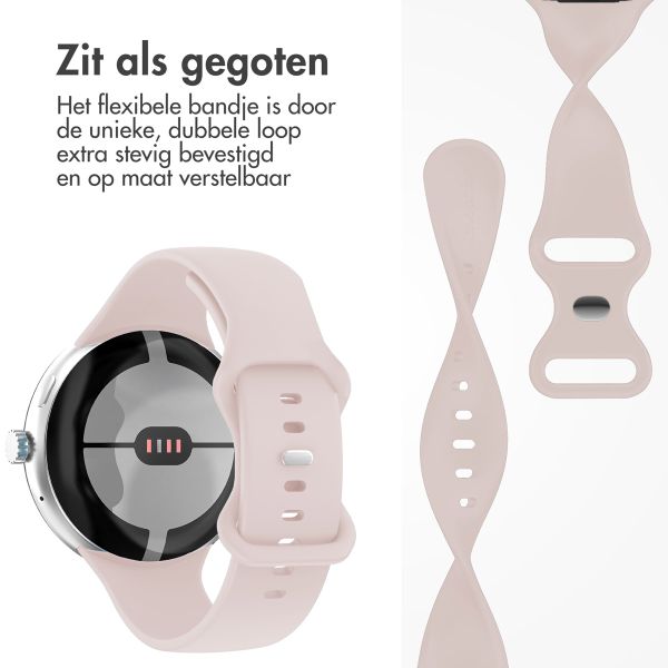 imoshion Siliconen bandje Google Pixel Watch 3 - 45 mm - Maat L - Roze