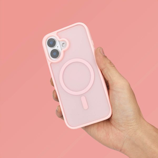imoshion Colour Guard Back Cover with MagSafe Apple iPhone 16 - Light Pink
