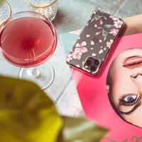 imoshion Design hoesje Samsung Galaxy A12 - Bloem - Roze