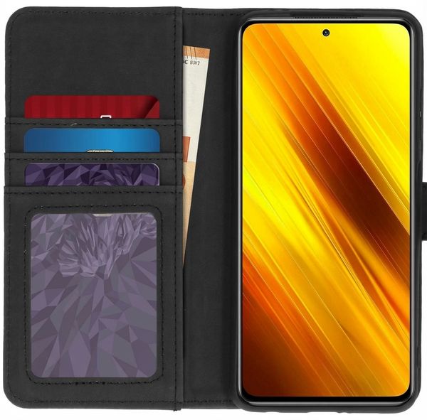 imoshion Luxe Bookcase Xiaomi Poco X3 (Pro) - Zwart