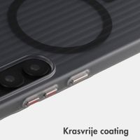 Accezz Lite Backcover met MagSafe | Fluted | Samsung Galaxy S25 - Grijs