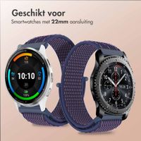 imoshion Nylon bandje  - Universeel 22 mm aansluiting - Indigo