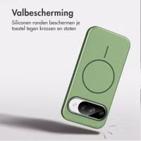 imoshion Color Backcover met Thin MagSafe Ring Google Pixel 9 / 9 Pro - Donkergroen