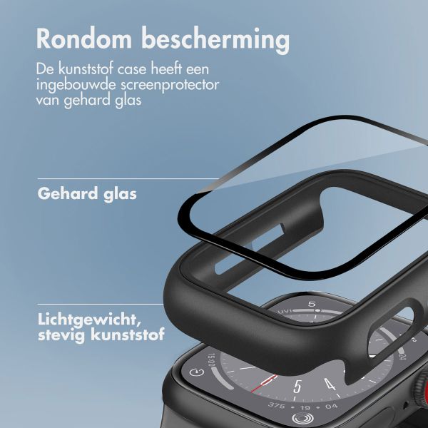 imoshion Full Cover Hardcase Apple Watch 7 / 8 / 9 - 45 mm - Zwart