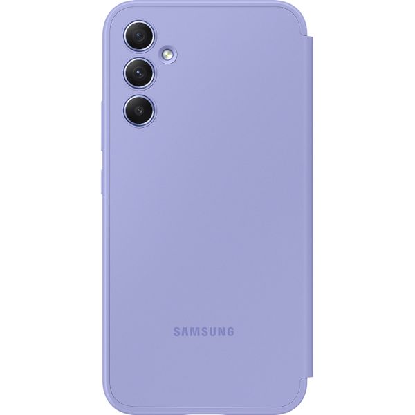 Samsung Originele S View Cover Samsung Galaxy A34 (5G) - Blueberry