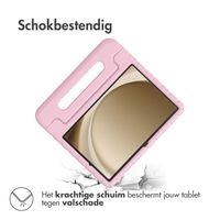 imoshion Kidsproof Backcover met handvat voor de Samsung Galaxy Tab A9 Plus - Lichtroze