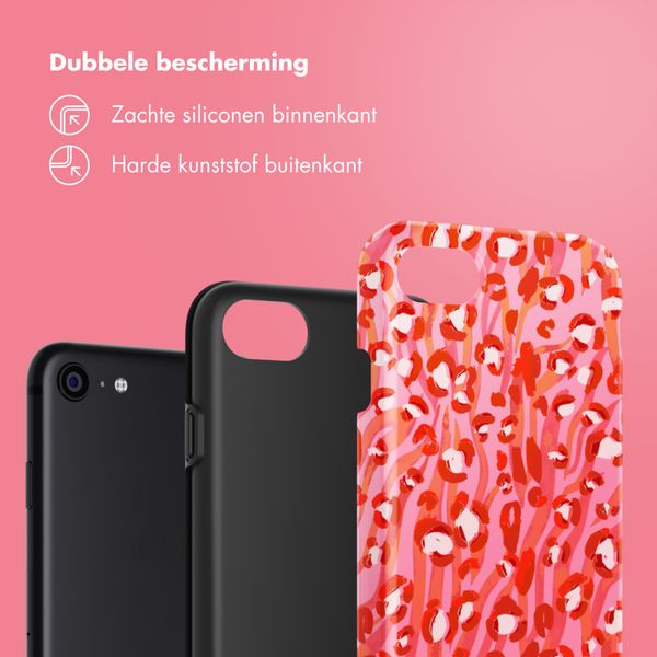 Selencia Vivid Backcover Apple iPhone SE (2022 / 2020) / 8 / 7 - Wild Spots Lipstick