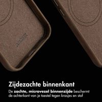 Accezz Vintage Leather Magsafe Backcover Apple iPhone 13 - Rustic Brown