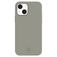 Valenta Luxe Leather Backcover iPhone 13 Mini - Grijs