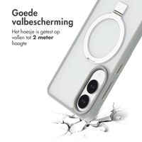 Accezz Ring Stand Backcover met MagSafe Samsung Galaxy S25 Edge - Grijs