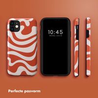 Selencia Vivid Tough Backcover iPhone 11 - Dream Swirl Orange