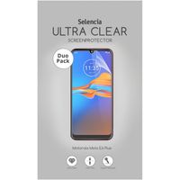 Selencia Duo Pack Ultra Clear Screenprotector Moto E6 Plus / E6s