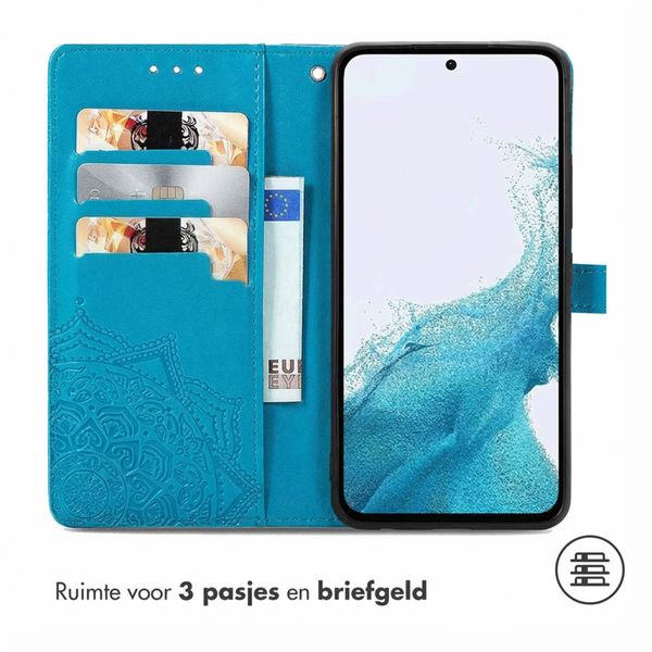 imoshion Mandala Bookcase Samsung Galaxy A56 - Turquoise