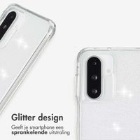 imoshion Clear Glitter Backcover Samsung Galaxy A36 / A56 - Zilver