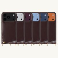 Selencia Nova Telefoonhoes met Koord en Pashouder Apple iPhone 18 Pro Max / 17 Pro Max - Checks