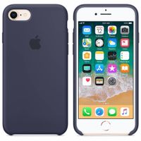 Apple Silicone Backcover Apple iPhone SE (2022 / 2020) / 8 / 7 - Midnight Blue