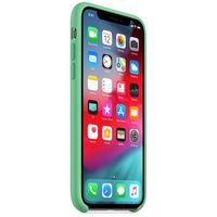 Apple Silicone Backcover iPhone Xs / X - Spearmint