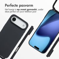 imoshion Siliconen hoesje met koord Apple iPhone Air - Zwart