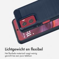 imoshion Brushed Backcover Motorola Moto G05 / E15 - Donkerblauw