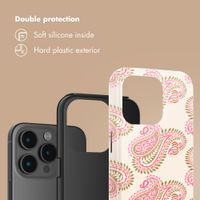 Selencia Vivid Back Cover Apple iPhone 15 Pro - Paisley Blush