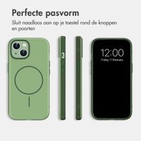 imoshion Color Backcover met Thin MagSafe Ring Apple iPhone 15 - Donkergroen