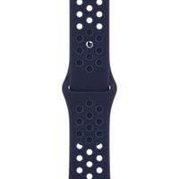 Apple Nike Sport Band Apple Watch Series 1 t/m 9 / SE (38/40/41 mm) | Series 10 (42 mm) - Midnight Navy/Mystic Navy