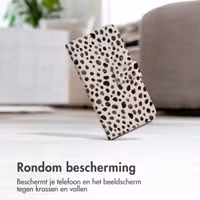 imoshion Design Bookcase Apple iPhone 14 - Black And White Dots