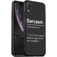 imoshion Design hoesje iPhone Xr - Quote - Zwart