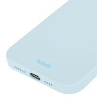 Holdit Silicone Case iPhone 15 - Mineral Blue