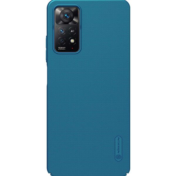 Nillkin Super Frosted Shield Case Xiaomi Redmi Note 11 (4G) / Note 11S (4G) - Blauw