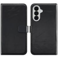 Selencia Echt Leren Bookcase Samsung Galaxy A36 / A56 - Zwart