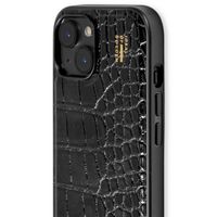 iDeal of Sweden Vegan Leather Backcover iPhone 15 / 14 / 13 - Black Croco