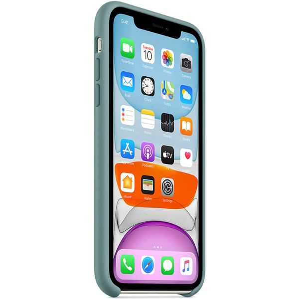 Apple Silicone Backcover Apple iPhone 11 - Cactus