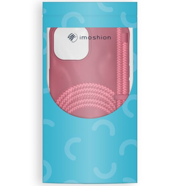 imoshion Color Backcover met afneembaar koord iPhone 14 - Donkerrood