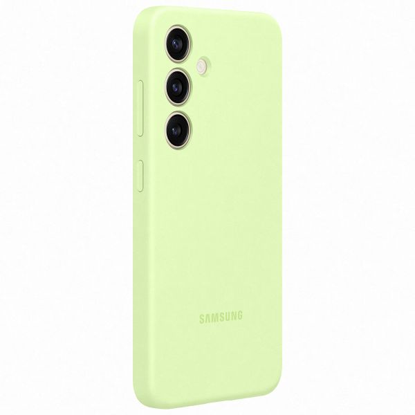 Samsung Originele Silicone Backcover Samsung Galaxy S24 - Light Green