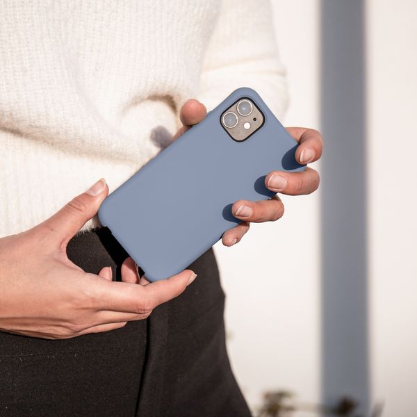 imoshion Color Backcover met afneembaar koord met MagSafe Apple iPhone 14 Pro - Ash Blue