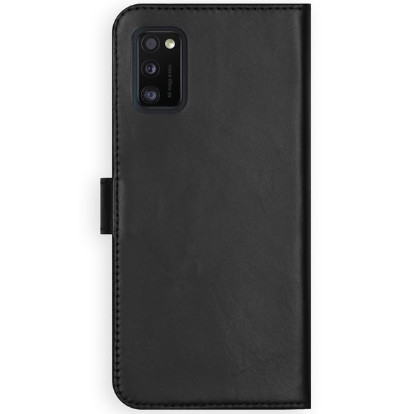 Selencia Echt Leren Bookcase Samsung Galaxy A41 - Zwart