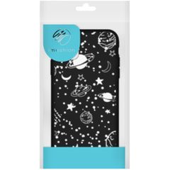 imoshion Design hoesje iPhone 13 - Heelal - Wit