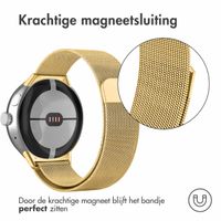 imoshion Milanees magnetisch bandje Google Pixel Watch / Watch 2 / Watch 3 (41 mm) - Goud