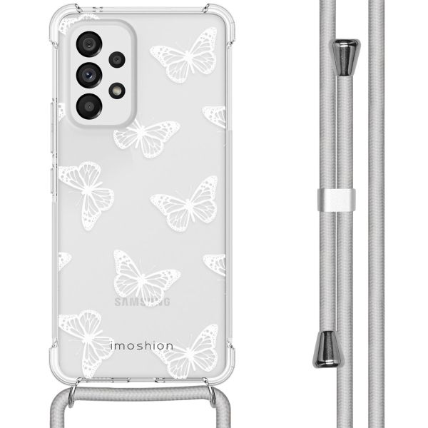 imoshion Design hoesje met koord Samsung Galaxy A53 - Butterfly