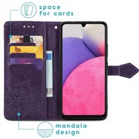 imoshion Mandala Bookcase Samsung Galaxy A33 - Paars