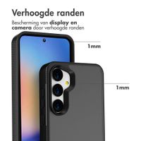 Accezz Rugged Frosted Backcover Samsung Galaxy A35 - Zwart