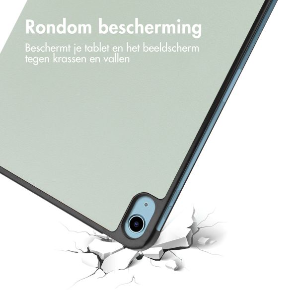 imoshion Trifold Bookcase iPad 11 (2025) 11 inch / iPad 10 (2022) 10.9 inch - Lichtgroen