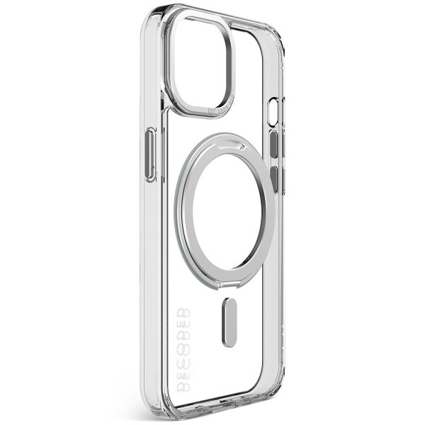 Decoded Clear Stand Backcover MagSafe iPhone 15 - Transparant