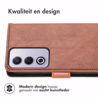 imoshion Luxe Bookcase Oppo A80 5G - Bruin