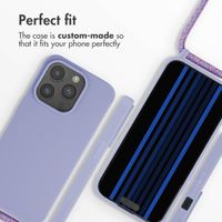 imoshion Silicone Case with Strap Apple iPhone 15 Pro - Purple