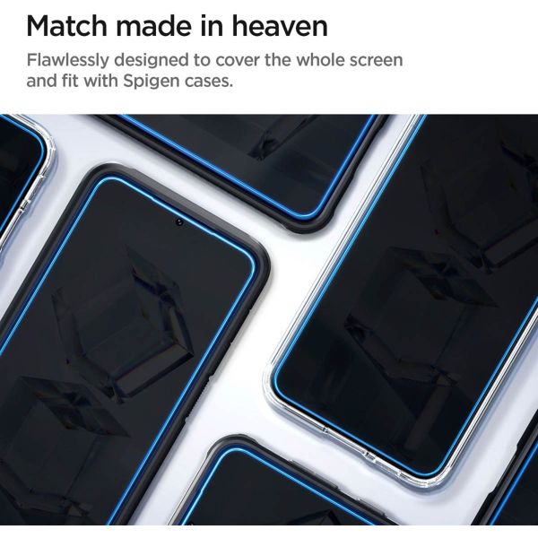 Spigen GLAStR EZ Fit Screenprotector + Applicator 2-pack Samsung Galaxy S23