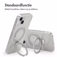 Accezz Ring Stand Backcover met MagSafe Apple iPhone 15 - Transparant
